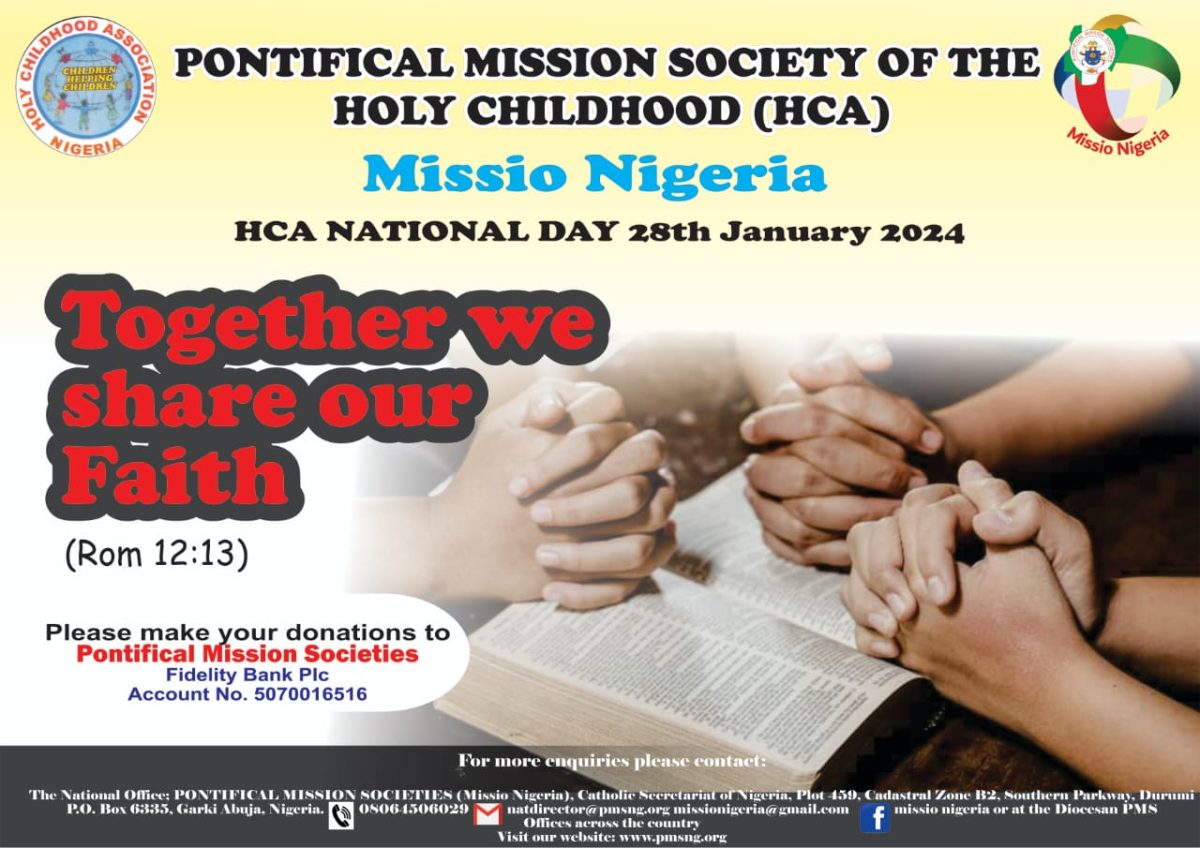 2024 HOLY CHILDHOOD HCA NATIONAL DAY 2024 NIGERIA CATHOLIC NETWORK